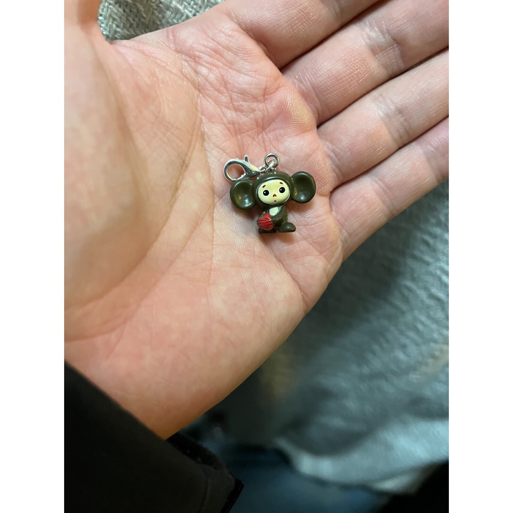Cheburashka Mini Figure Phone Strap Monkey